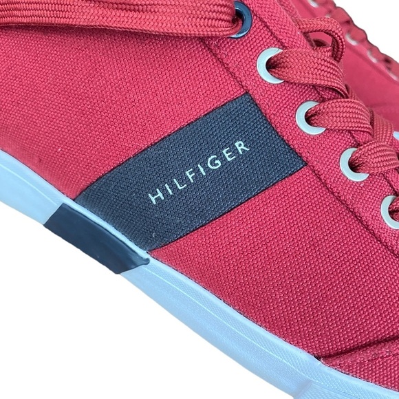 TOMMY HILFIGER Pandora Sneaker Mens Red Size 9 - Picture 3 of 11